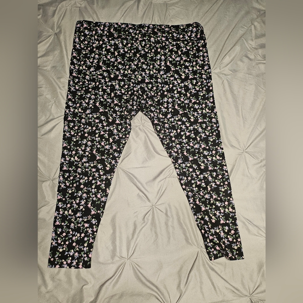 George Plus Black Leggings 4X